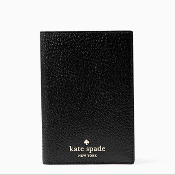 kate spade Other - Kate Spade Grand Street Passport Holder Black